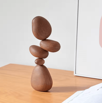 Inspire Picks Nordic Solid Wood Puzzle Wall Decor Minimalist Decompression Art Ornaments b