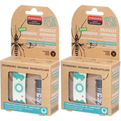 Mückenschutz Armband Junior Dinos Manouka 2x 2x1 St