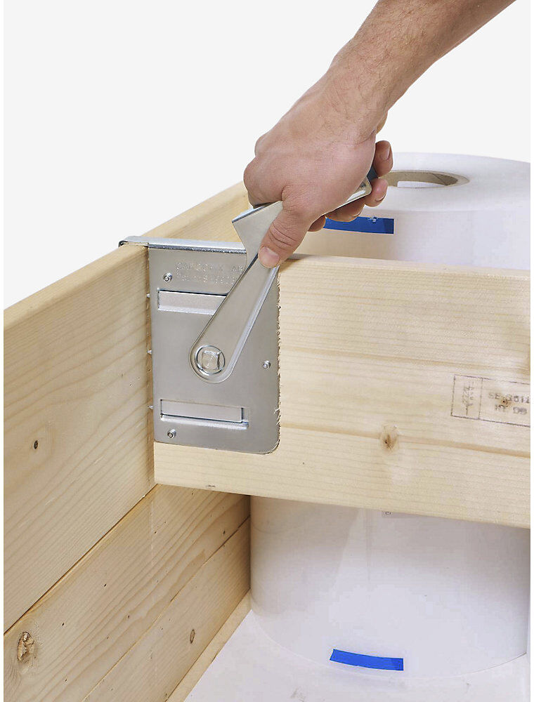 kaiserkraft Teiler für Aufsatzrahmen aus Holz, flexibel positionierbar, H 187 mm, Länge 755 mm, VE 5 Stk