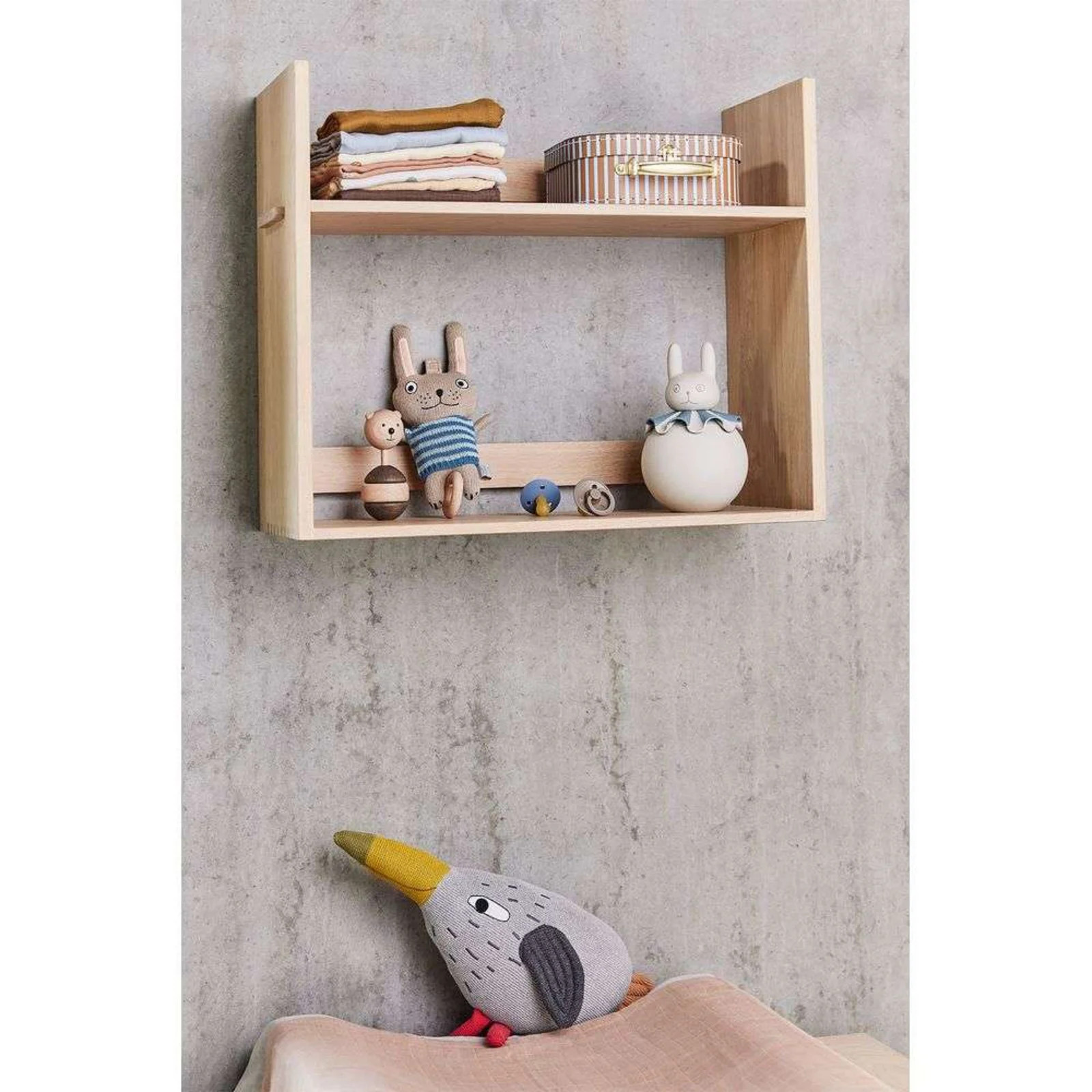 OYOY Living Design Rabbit Tafellamp voor de kinderkamer - Off-White/Blauw