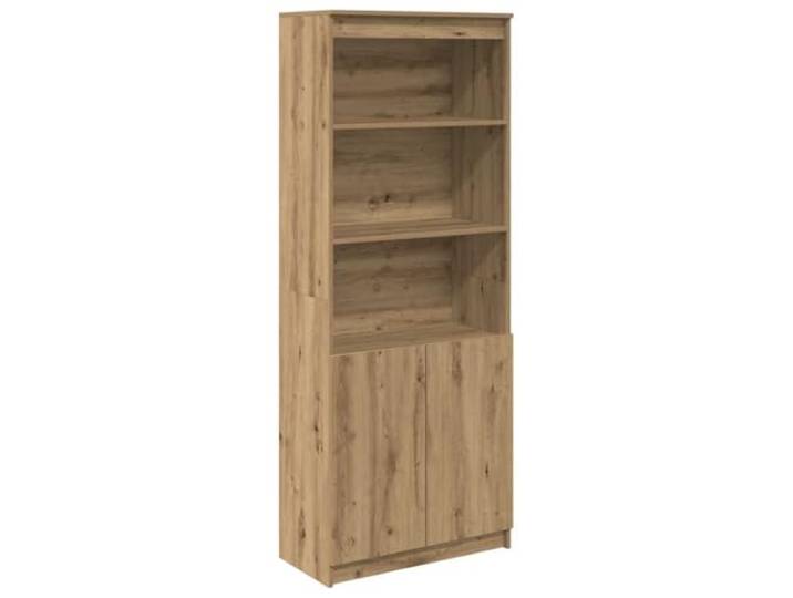 vidaXL Highboard Artisan-Eiche 70x35x180 cm Holzwerkstoff