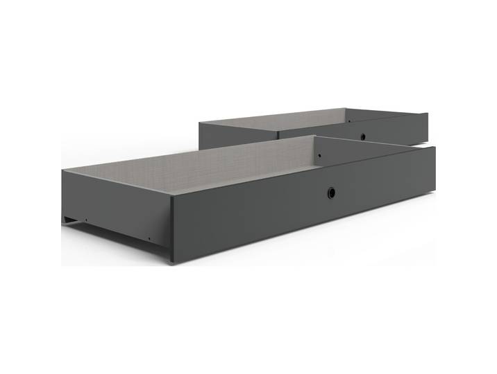 Bettschubkasten Visca graphit Holzwerkstoff B 141 T 61 cm