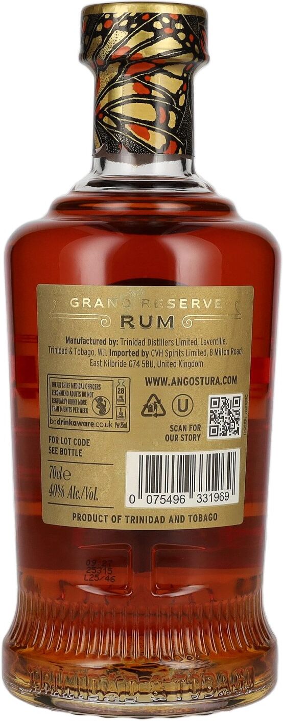 Angostura 1919 Premium Gold Rum Deluxe Aged Blend 40% Vol. 0,7l