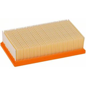 Bosch Staubsauger-Filter Zellulose-Flachfaltenfilter, für Nass-Trockensauger GAS 35 bis GAS 55 Serie