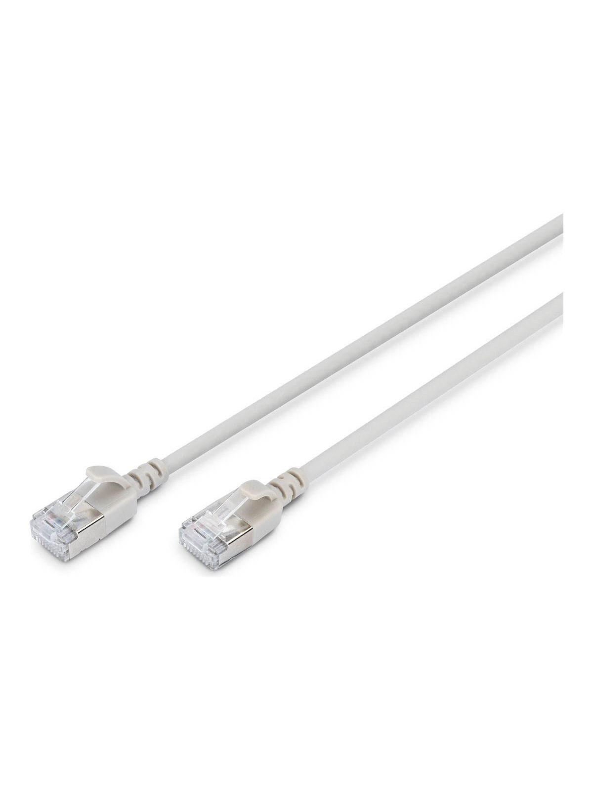 DIGITUS patch cable - 50 cm - grey - Grau