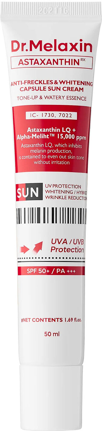 Dr. Melaxin DR.MELAXIN Astaxanthin Anti-Freckles & Whitening Capsule Sun Cream SPF50 50ml