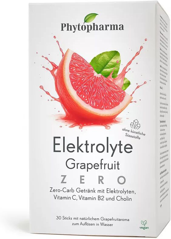 Phytopharma - Elektrolyte Grapefruit ZERO Sticks, 30 Stück