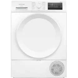 Siemens iQ300, Wärmepumpen-Trockner, 8 kg, WT43HV04, Wäschetrockner, Weiss