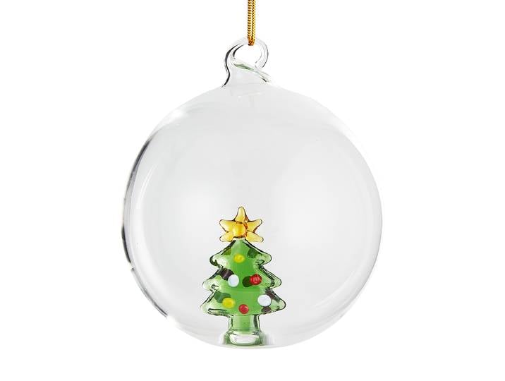 Boule en verre Sapin Ø 9cm Transparent