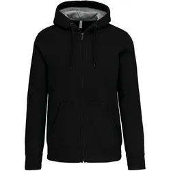 Kariban Unisex Schwere Kapuzenjacke Sweatjacke K444 black XXL