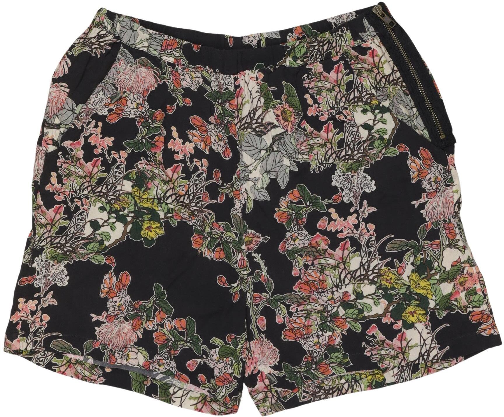 Save THE Queen! Damen Shorts, Mehrfarbig, Gr. L, Viskose - Second Hand