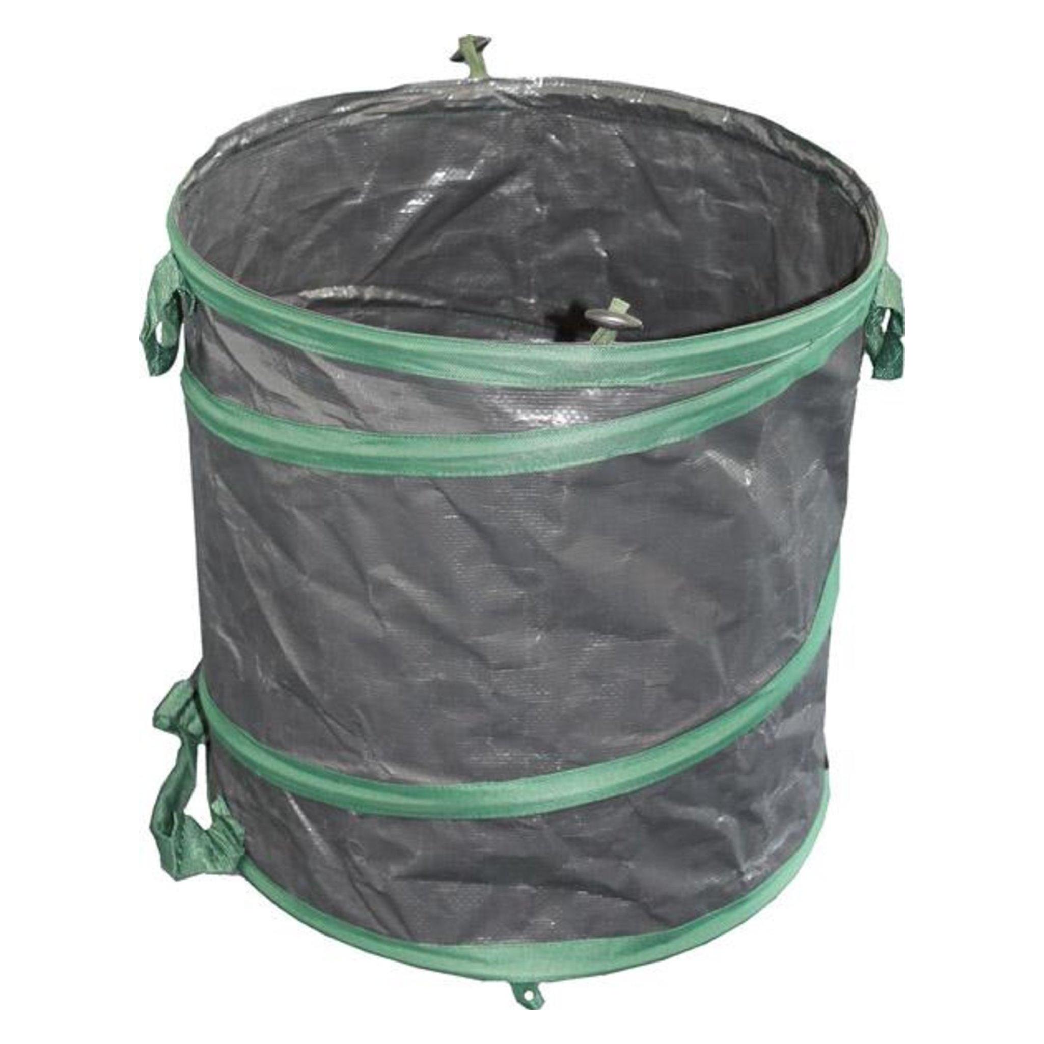 Magni Ideal 73100085 Pop Up Gartensack, grau/grün, 85 l (85 l) (4005827500258)