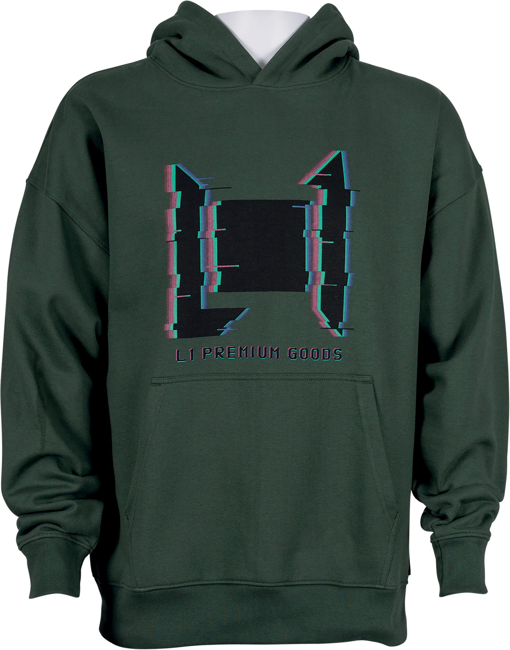 L1 NITRO VHS PO HOODIE  - JUNGLE - Man