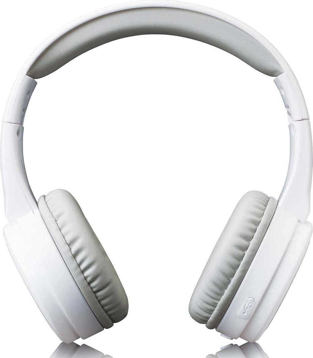 Lenco HPB-330 hoofdtelefoon, spatwaterdicht, wit
