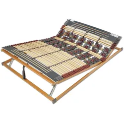 7 Zonen Teller-Leisten Lattenrost Rhodos Komfort KF 140x220 cm