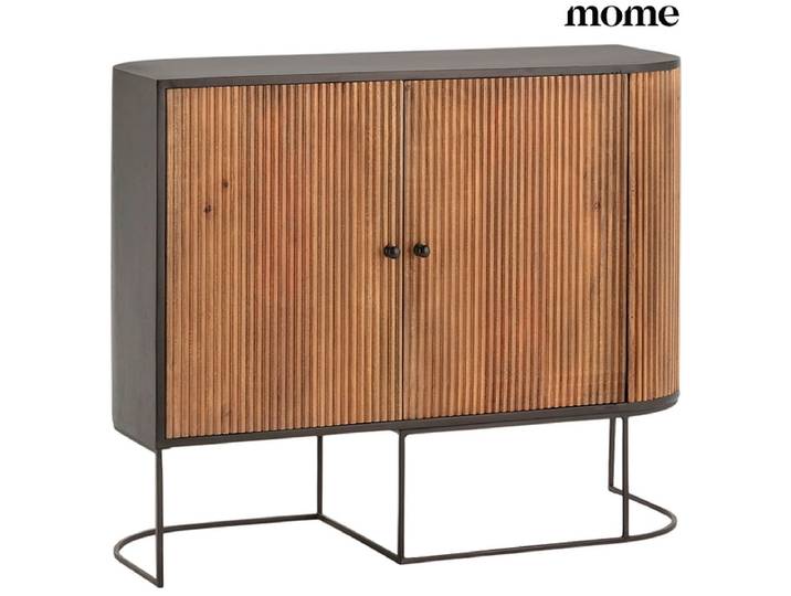 Kommode MOME CURVE 2 Türen 40x110x90cm holz matt