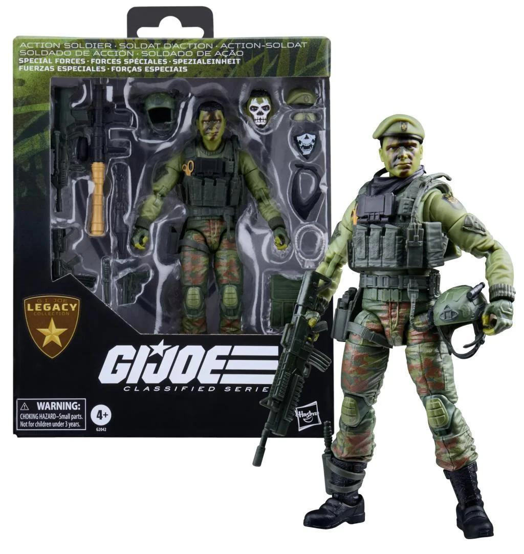Hasbro G.I. Joe Action Soldier Special Forces Legacy Collection Actiefiguur, 15 cm