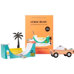 Model Venice Beach Bastelset zum Zusammenbauen und Ausmalen, Papier