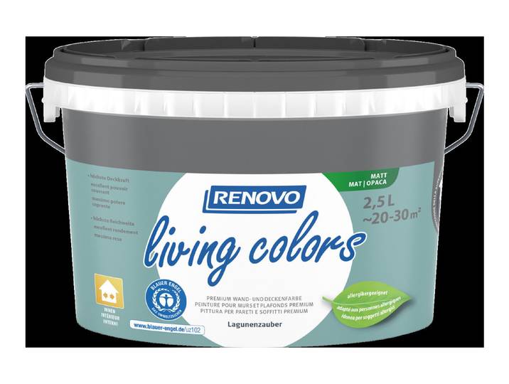 Renovo Living Colors Lagunenzauber Deckfarbe 2.5 l