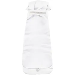 BR Plastron York weiß mit silber, BR17_Gr.: M