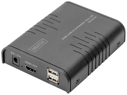 Digitus DS-55530 1 Port HDMI Extender Set Schwarz