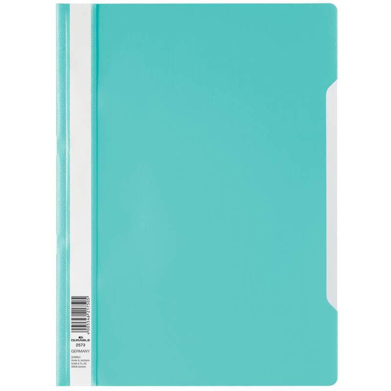 DURABLE 10 Schnellhefter Kunststoff türkis DIN A4