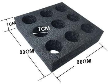 Uplift Essentials Thickened Foam Takeout Drink Carrier Tray & Coffee Cup Packing Holder 9 Holes
