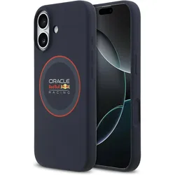 Red Bull Silicone Red Ring MagSafe Case for iPhone 17 Navy Blue (Apple iPhone 17), Smartphone Hülle, Blau
