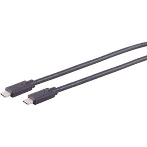 S-Conn USB-Kabel 13-28045, USB 2.0, 3 m, Anschlusskabel, C Stecker / C Stecker