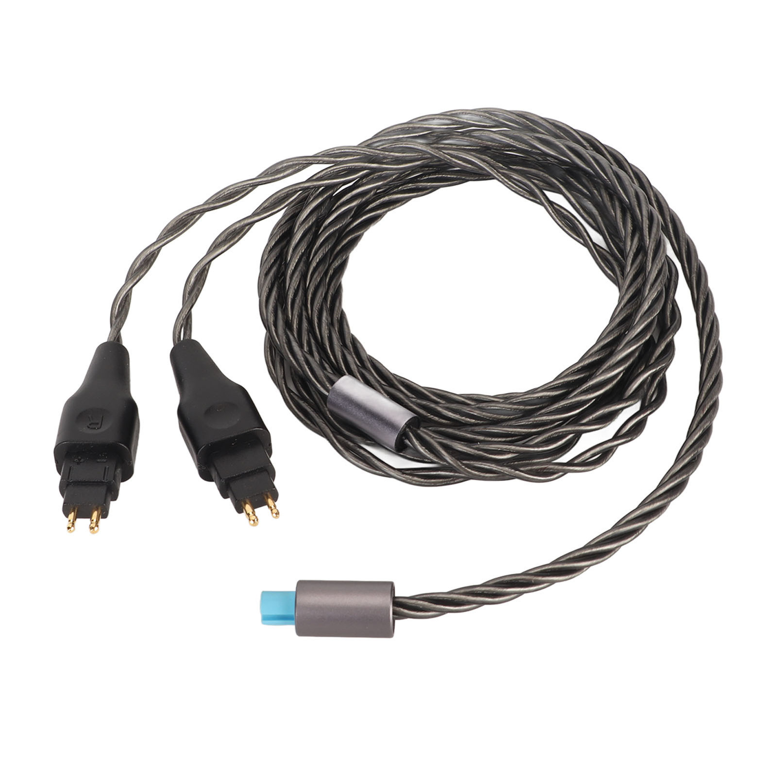 Cocosity 2-polige upgrade audiokabel voor oordopjes met zilveren coating