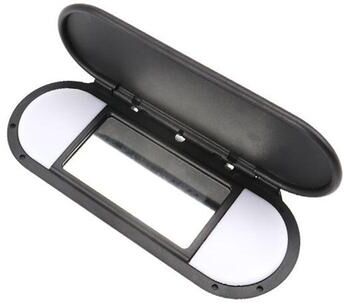 Inspired Deals BMW Mini Sun Visor Mirror Replacement For F55 F56 F60 2015 2022 Front Vanity Mirror black
