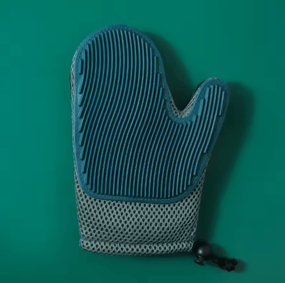 Inspire Curations FurEase Double Sided Pet Grooming Glove & Massage Brush 1 Piece