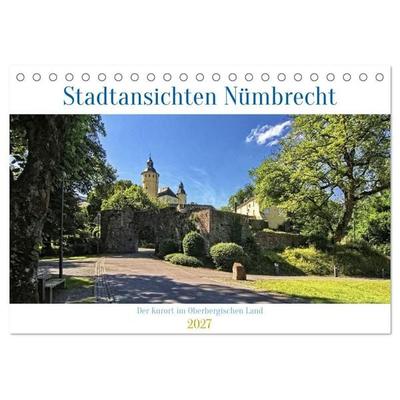 Stadtansichten Nümbrecht - Der Kurort im Oberbergischen Kreis (Tischkalender 2027 DIN A5 quer), CALVENDO Monatskalender