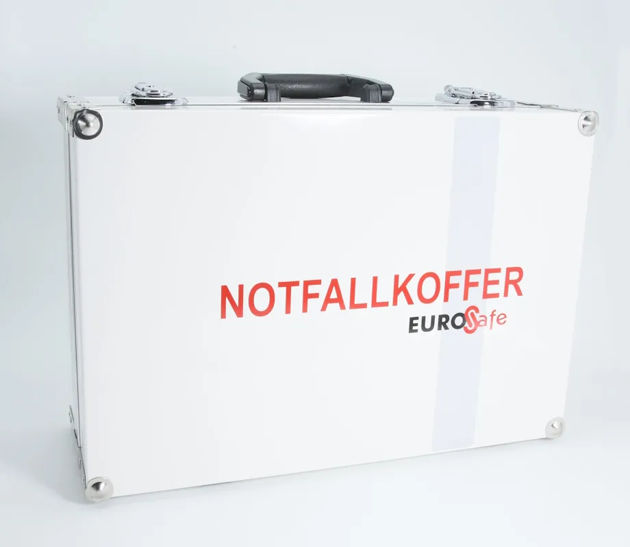 notfallkoffer.de Med. Geräte GmbH Notfallkoffer EuroSafe® Dental mit Beatmungseinheit und Füllsortiment DIN 13157 1000-1L-AW-G-V