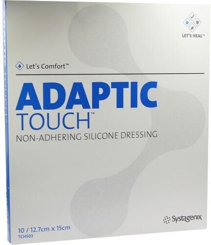 Adaptic Touch 12,7x15cm Non Adher.sil.d.wundgaze 10stk