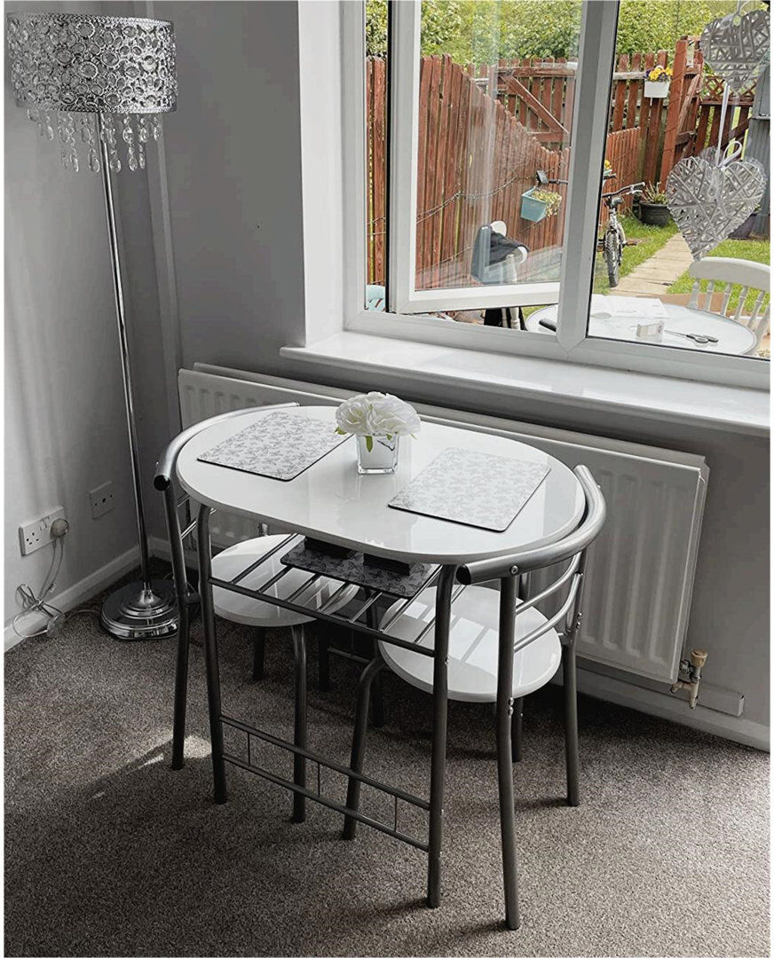 Metro Chirata 2 -Person Dining Set Yellow 2