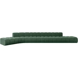 ECKSOFA modulares Sofa Solven-L3 - 562x174x70 cm Grün