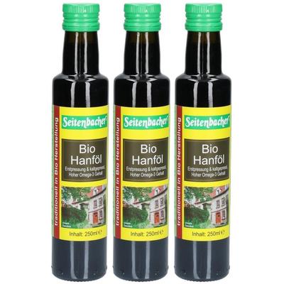 Seitenbacher Bio Hanf Öl x3 3x250 ml