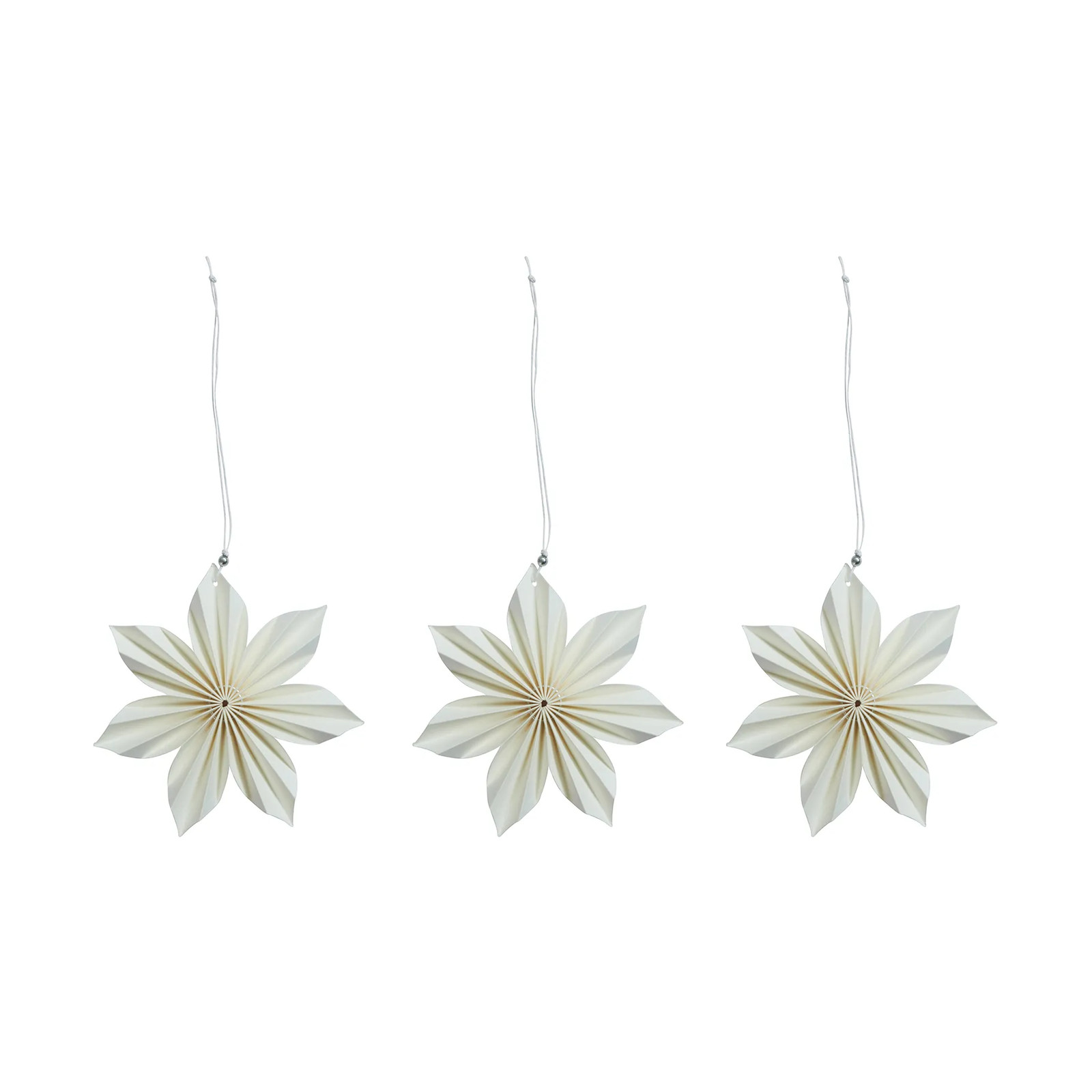 Watt & Veke Aurora kerstdecoratie 3-pack White-brown
