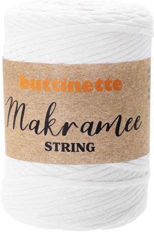 buttinette Makramee-Garn "String", einfach verzwirnt, Stärke: 3 mm, Länge: 150 m
