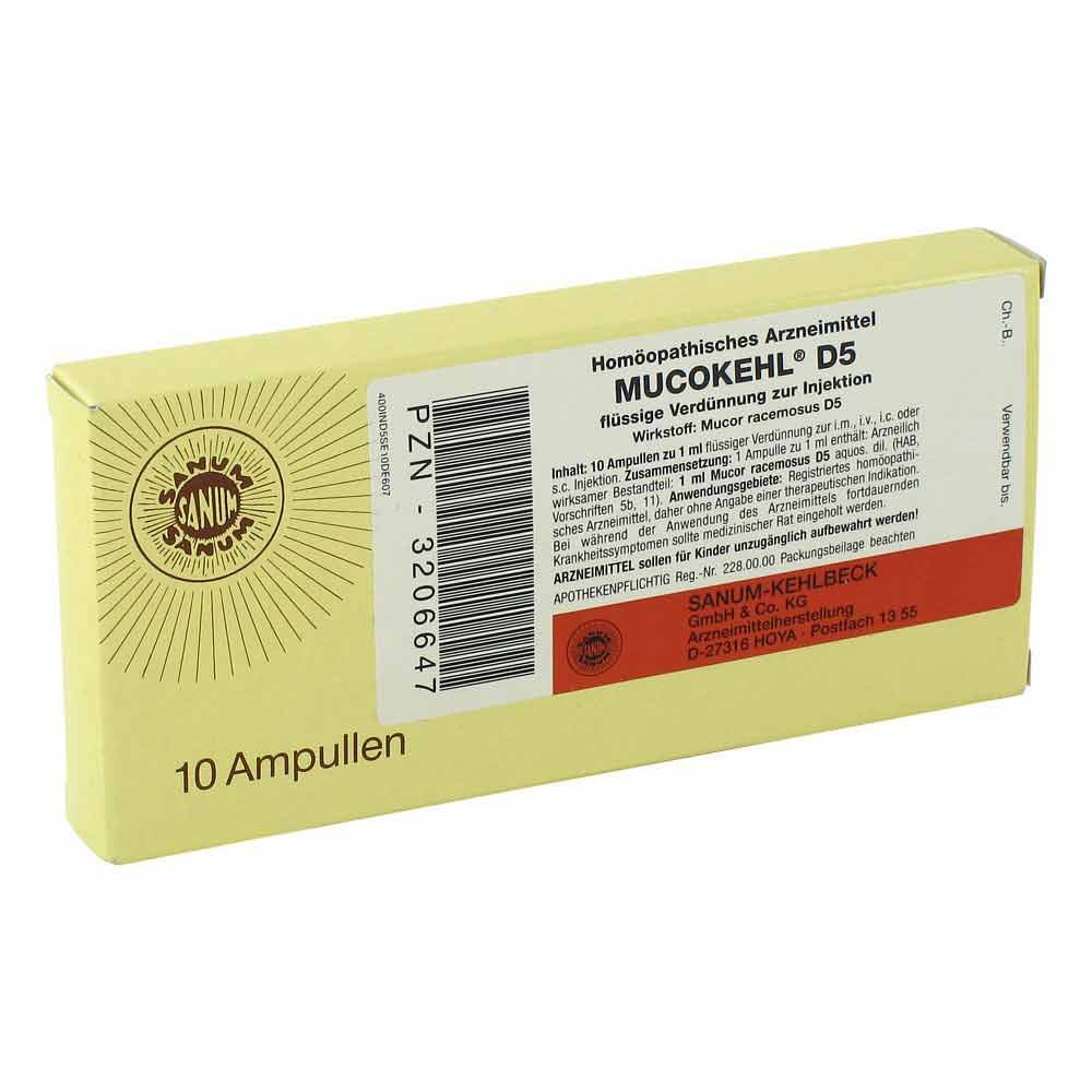 SANUM-KEHLBECK GmbH & Co. KG Mucokehl Ampullen D5 03206647
