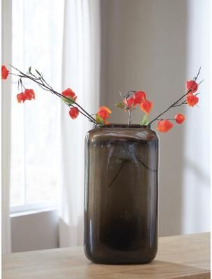 Signature Design by Ashley Sumner Gray/Gold Finish Vase