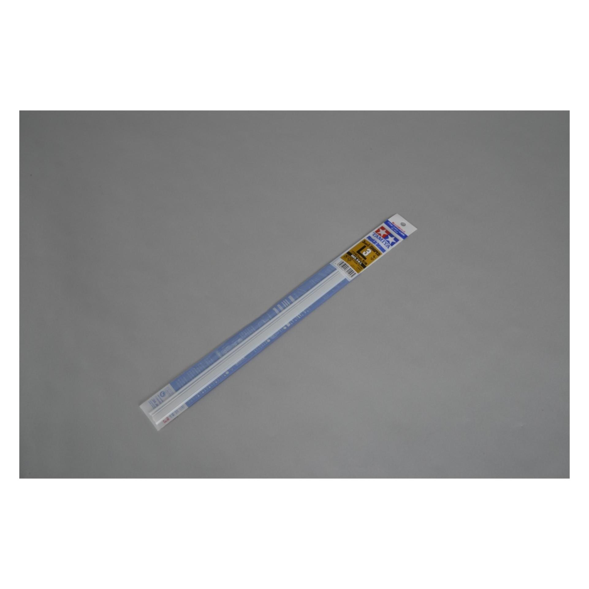 Tamiya L-Profil 3x3mm (6) 400mm weiss Kst. (300070199)