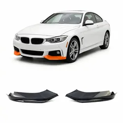 Frontspoiler-Flaps schwarz glänzend passend für BMW 4er F32 F33 F36 2013-2021