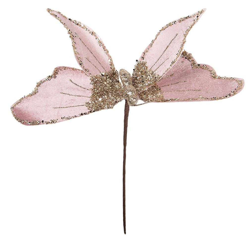 Clayre & Eef Decoratie Ast Rosa