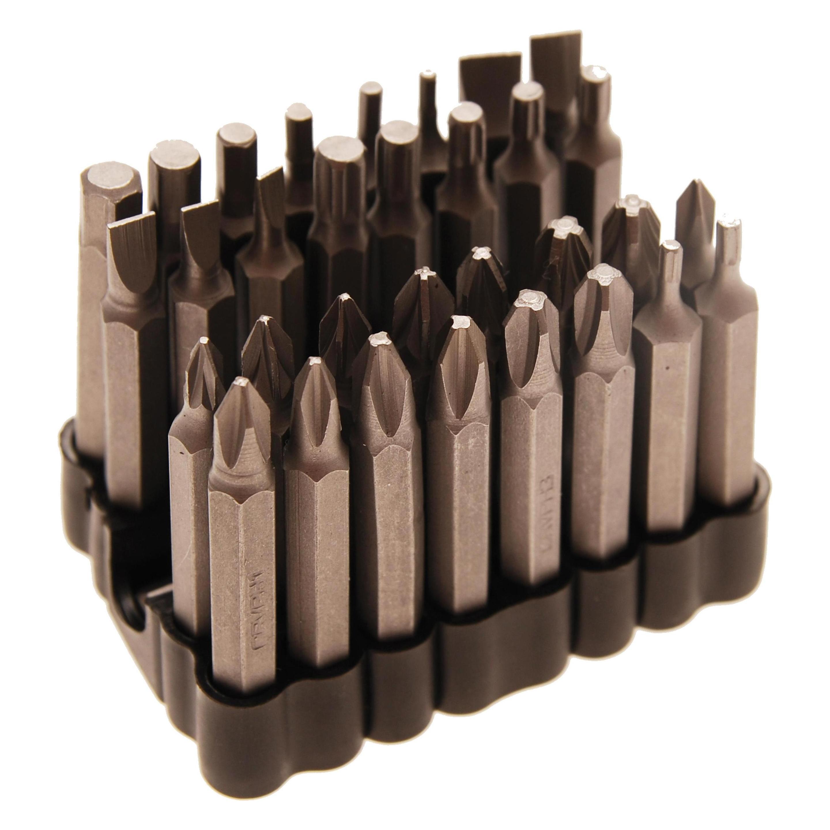 BGS Bit-Satz für Sicherungsschrauben Antrieb Aussensechskant 6,3 mm (1/4") 33-tlg. (20810)