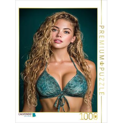 CALVENDO Puzzle Mia im knappen Bikini | 1000 Teile Lege-Größe 64x48cm Foto-Puzzle für glückliche Stunden