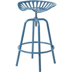 BARHOCKER Traktorsitz, Metall im Vintage-Look, höhenverstellbar