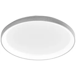 Gea Luce Krizia 50W LED-Deckenleuchte 4000K, dimmbar, Phasenanschnitt, weiß satiniertes Aluminiumgestell, opalfarbener Acryldiffusor - Gealuce
