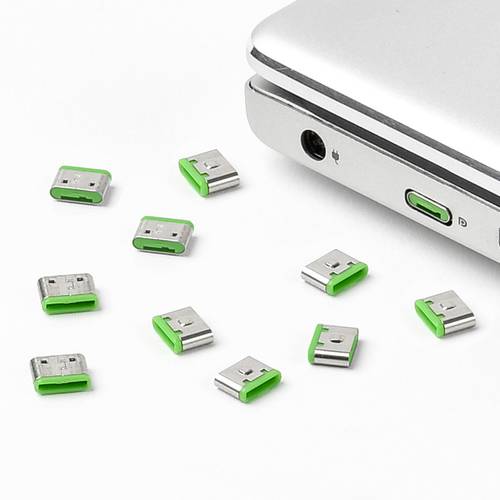 Smartkeeper USB-C Port Schloss CL04P1GN 10er Set Grün ohne Schlüssel CL04P1GN